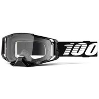 100% Armega Goggle Black Clear Lens