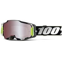 100% Armega Goggle RACR Hiper Silver Mirror Lens