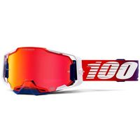 100% Armega Goggle Factory HiPER Red Lens