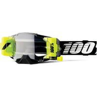 100% Armega Goggle Forecast Black Clear Lens