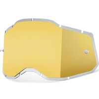 100% Racecraft2, Accuri2 & Strata2 Injected Mirror Gold Lens