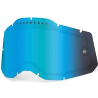 100% Racecraft2, Accuri2 & Strata2 Vent Dual Mirror Blue Lens