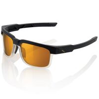 100% Type-S Sunglasses Soft Tact Licorice with Bronze PeakPolar Lens