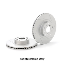 Paragon Performance Front Brake Rotors - Mitsubishi Evo 4 / Lancer Ralliart / Legnum VR4 / Galant VR4 - Sold as Pair
