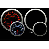Prosport 52mm BF Series Oil Temperature Gauge - Amber/White