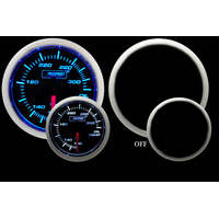 Prosport 52mm BF Series Oil Temperature Gauge - Blue/White
