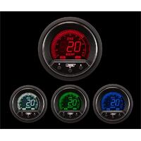 Prosport 52mm Evo PK Series Boost Gauge - Red/Blue/Green/White