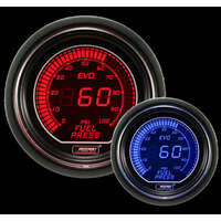 Prosport 52mm Evo Series Fuel Pressure Gauge - Red/Blue