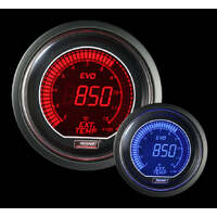 Prosport 52mm Evo Series Exhaust Gas Temperature (EGT) Gauge - Red/Blue