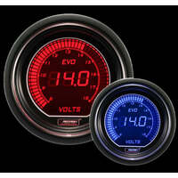 Prosport 52mm Evo Series Volt Gauge - Red/Blue