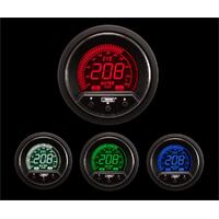 Prosport 52mm Evo PK Series Water Temperature Gauge - Red/Blue/Green/White