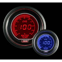 Prosport 52mm Evo Series Water Temperature Gauge - Red/Blue