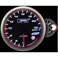Prosport 52mm Halo Series Exhaust Gas Temperature (EGT) Gauge - White