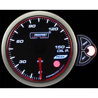 Prosport 52mm Halo Series Performance Gauge Range - White