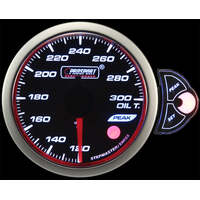 Prosport 52mm Halo PK Series Oil Temperature Gauge - Red/White/Blue