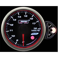 Prosport 52mm Halo PK Series Volt Gauge - Red/White/Blue