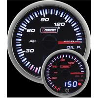 Prosport 52mm JDM Series Oil Pressure Gauge - Amber/White