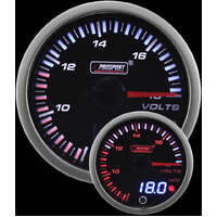 Prosport 52mm JDM Series Volt Gauge - Amber/White