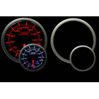 Prosport 52mm SM Series Oil Temperature Gauge - Amber/White