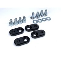 Platinum Racing Products US License Plates to JDM Adapter Bracket Billet