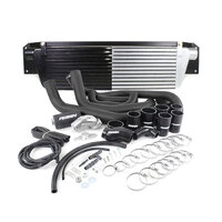 Perrin PSP-ITR-436-1BK_2BK Front-Mount Intercooler Kit (WRX 08-14) Black Core, Black Piping