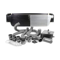 Perrin PSP-ITR-437-1BK_2BK Front-Mount Intercooler Kit (WRX 2015+) Black Core, Black Piping