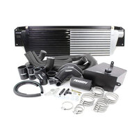 Perrin PSP-ITR-438-1BK_2BK Front-Mount Intercooler Kit (STi 2015+) Black Core, Black Piping