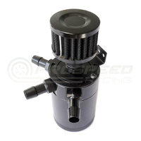PSR Compact 3-Port Baffled Oil Catch Can V2 w/Top Vent Port for Black