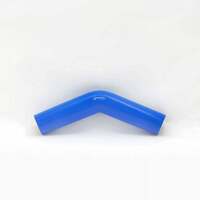 PWR 2.25" Blue Silicone Joiner 45 Degree Bend