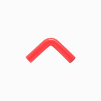 PWR 2.25" Red Silicone Joiner 90 Degree Bend