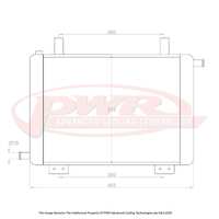 PWR 26mm Heat Exchanger for Holden Monaro V2 CV8 01-02)
