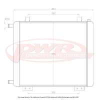 PWR 26mm Heat Exchanger for Holden Commodore VZ HSV 02-06)