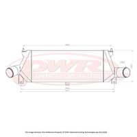 PWR 81mm Intercooler for Nissan Skyline R32/R33 GTR 89-98)