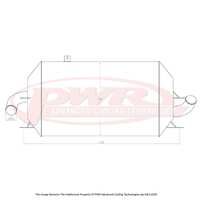 PWR 55mm Intercooler for Ford Focus XR5 06-11)