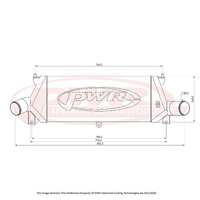 PWR 81mm Intercooler for Nissan Skyline R34 GTR 99-02)