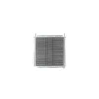 PWR Trans Oil Cooler - 280 x 255 x 19mm (3/8" Hose Barb) suits 11" SPAL Fan, Temp Switch Boss
