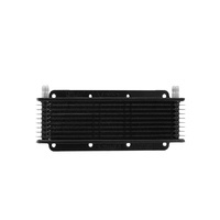 Trans Oil Cooler & Diff Cooler - 280 x 80 x 19mm (-6 AN fittings) Black Powder Coat