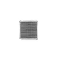 PWR Trans Oil Cooler - 280 x 255 x 19mm (-6 AN fittings) suits 11" SPAL Fan, Temp Switch Boss