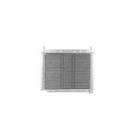 PWR Trans Oil Cooler - 280 x 200 x 19mm (5/16" Hose Barb) suits 9" SPAL Fan, Temp Switch Boss