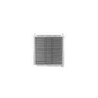PWR Trans Oil Cooler - 280 x 255 x 19mm (5/16" Hose Barb) suits 11" SPAL Fan, Temp Switch Boss