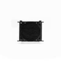 PWR Engine Oil Cooler - Plate and Fin 280 x 256 x 37mm (28 Row) suits 9" SPAL Fan