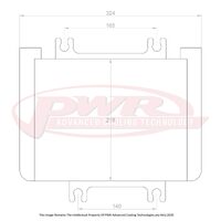 PWR Elite Series Engine Oil Cooler w/ CNC Billet Tanks for Nissan Skyline GTR R35 07-20)