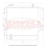 PWR 55mm Radiator (Wrangler TJ 97-06) PWR0239
