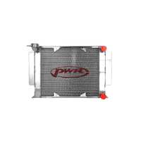PWR 55mm Radiator for Mazda RX2-RX7 Series 1-3 12AT/13BT Rotary 70-85) w/ 16" SPAL Fan Mounts