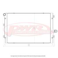 PWR 42mm Radiator for VW Golf MK6 inc R 09-12)