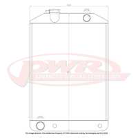 55mm Radiator (Ford Model 40B V8 1934)