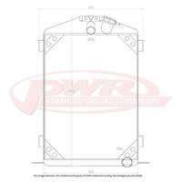 PWR 55mm Radiator for Ford Model B V8 1932)