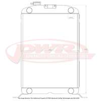 PWR 55mm Radiator for Ford V8 Engine 1938)
