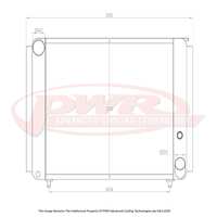 PWR 55mm Radiator for Lotus Elan 62-73)