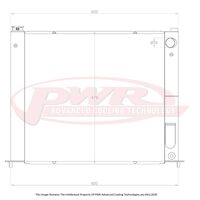 PWR 2-Pass 42mm Radiator for Nissan 300ZX Z32 89-00)